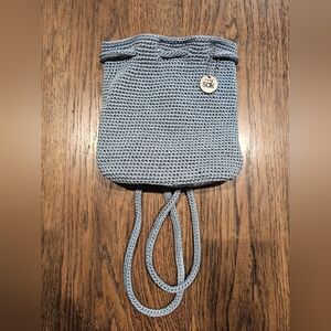 The Sak Sky Blue Crochet Shoulder Bag